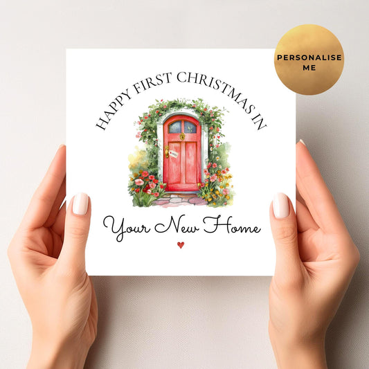 First Christmas in New Home Card