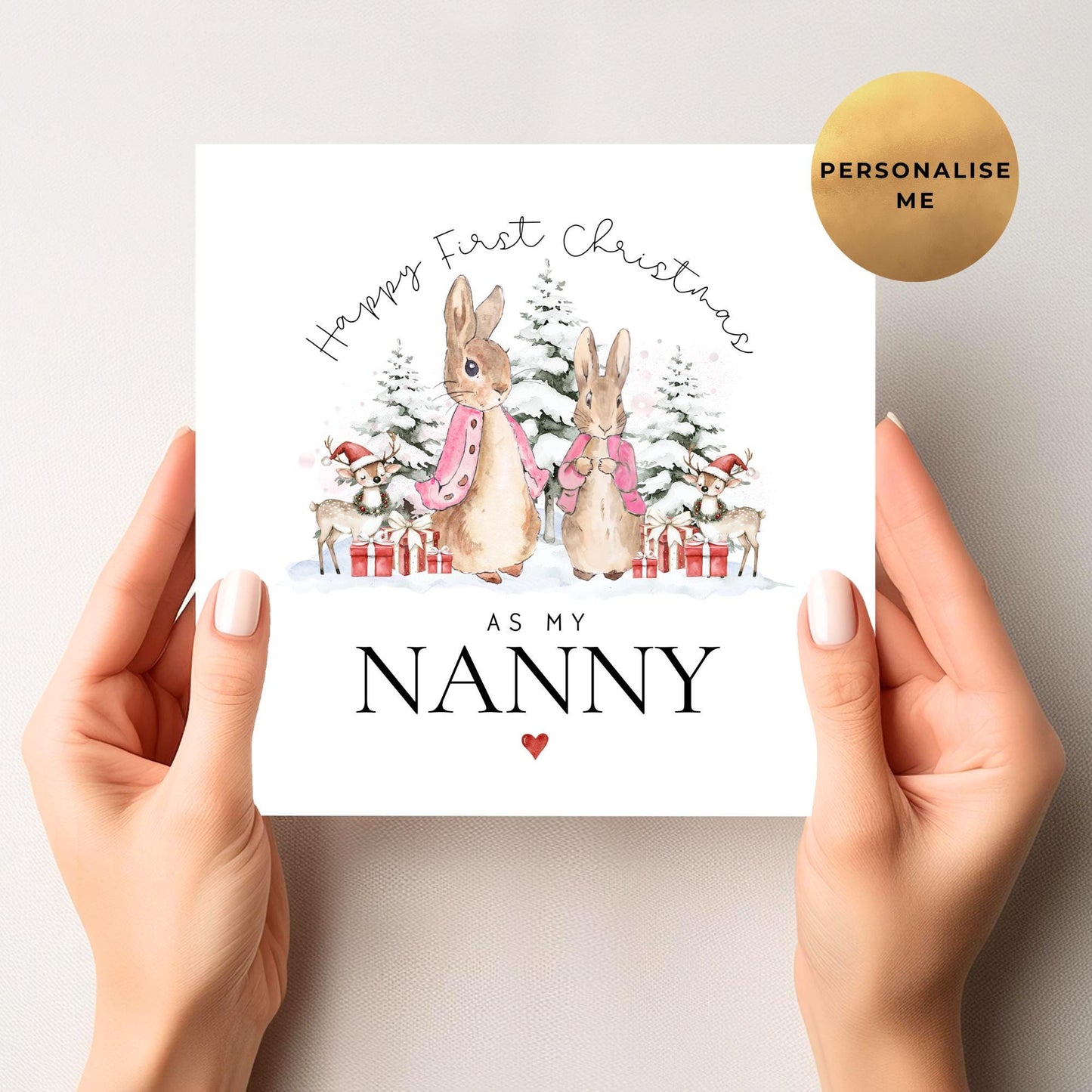 Peter Rabbit First Christmas For Mummy Card