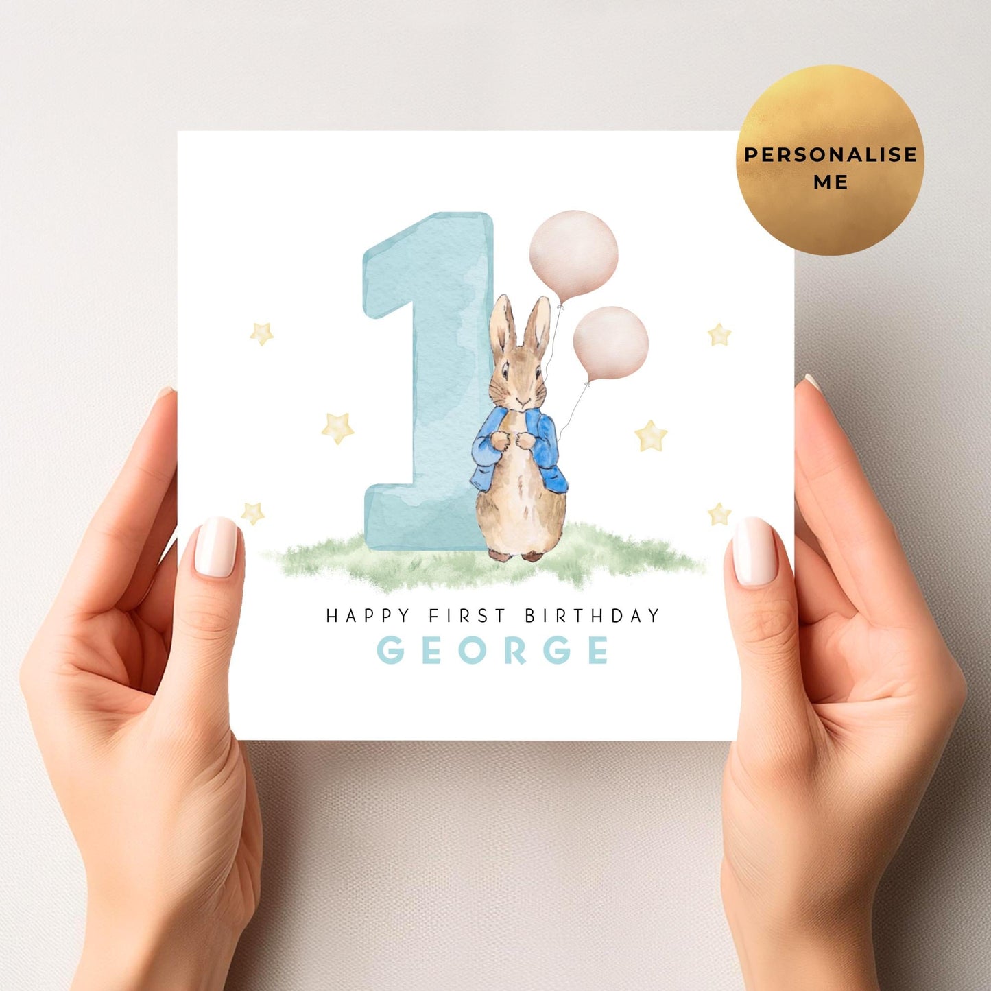 Peter Rabbit Age Birthday Card