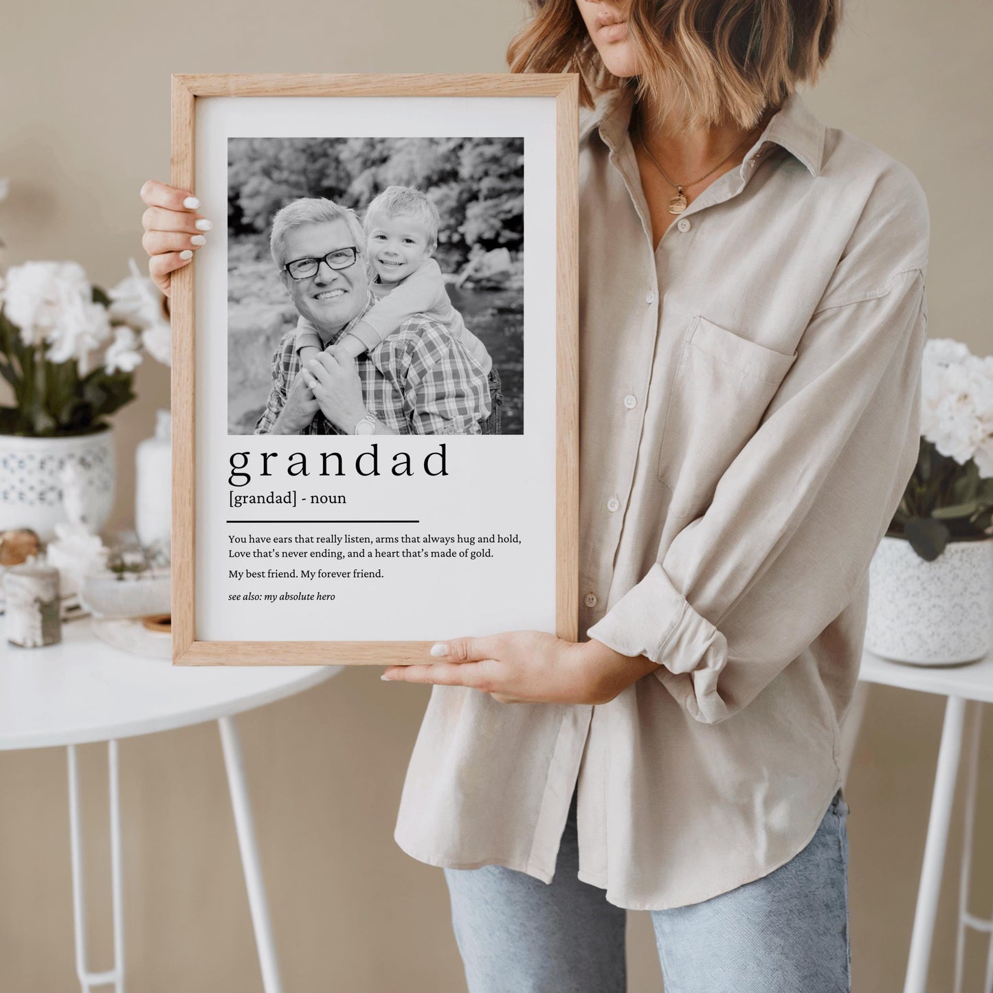 Photo Print For Grandad