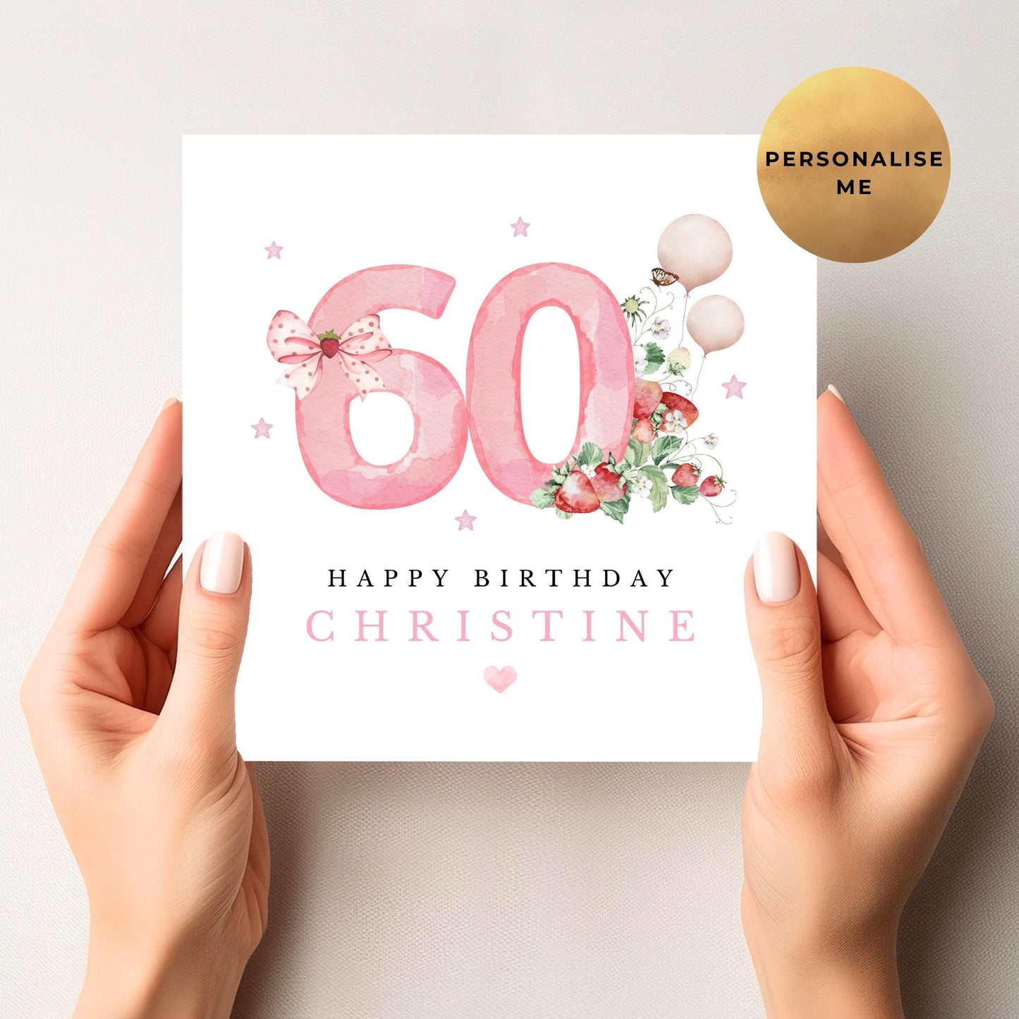 60th Birthday Card