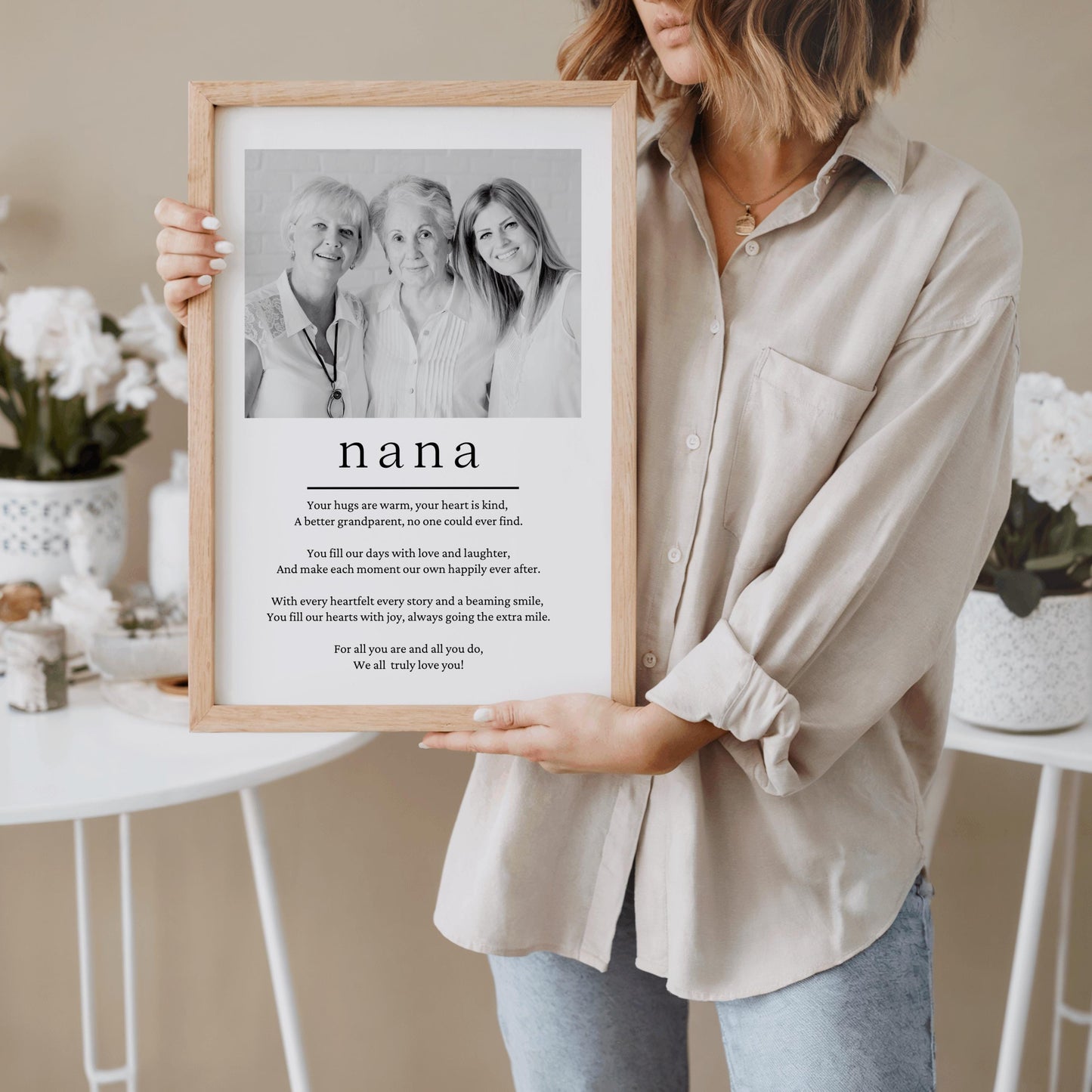 Grandma Photo Poem Print