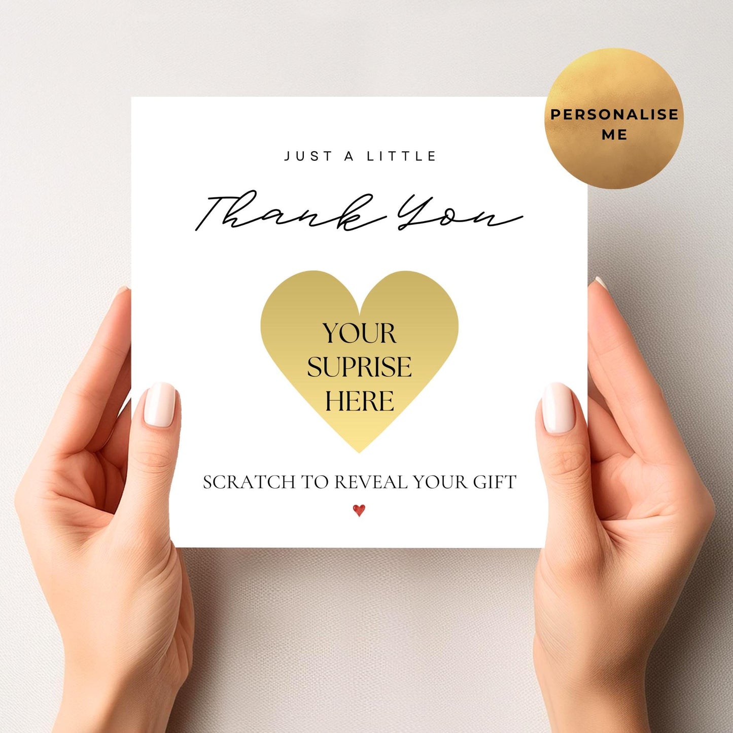 Thank You Scratch Card