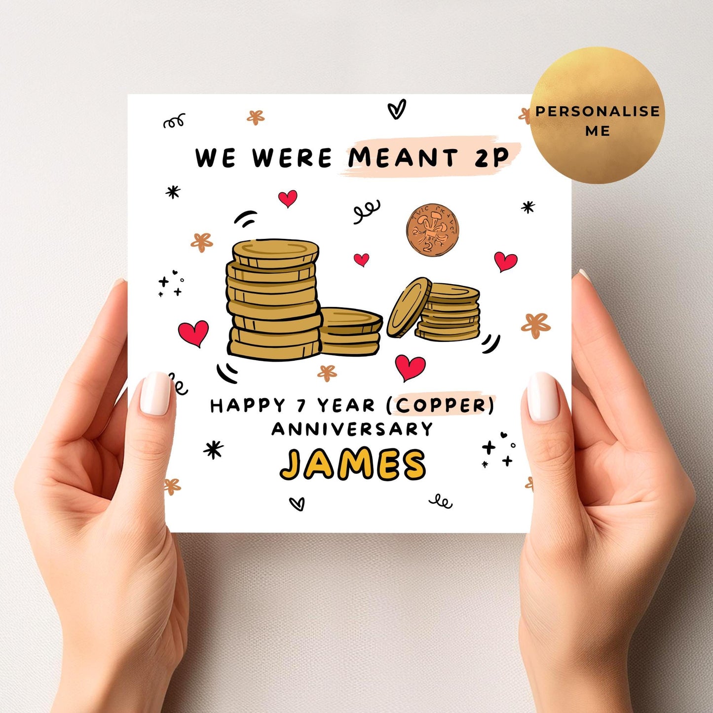 Seventh Anniversary Card