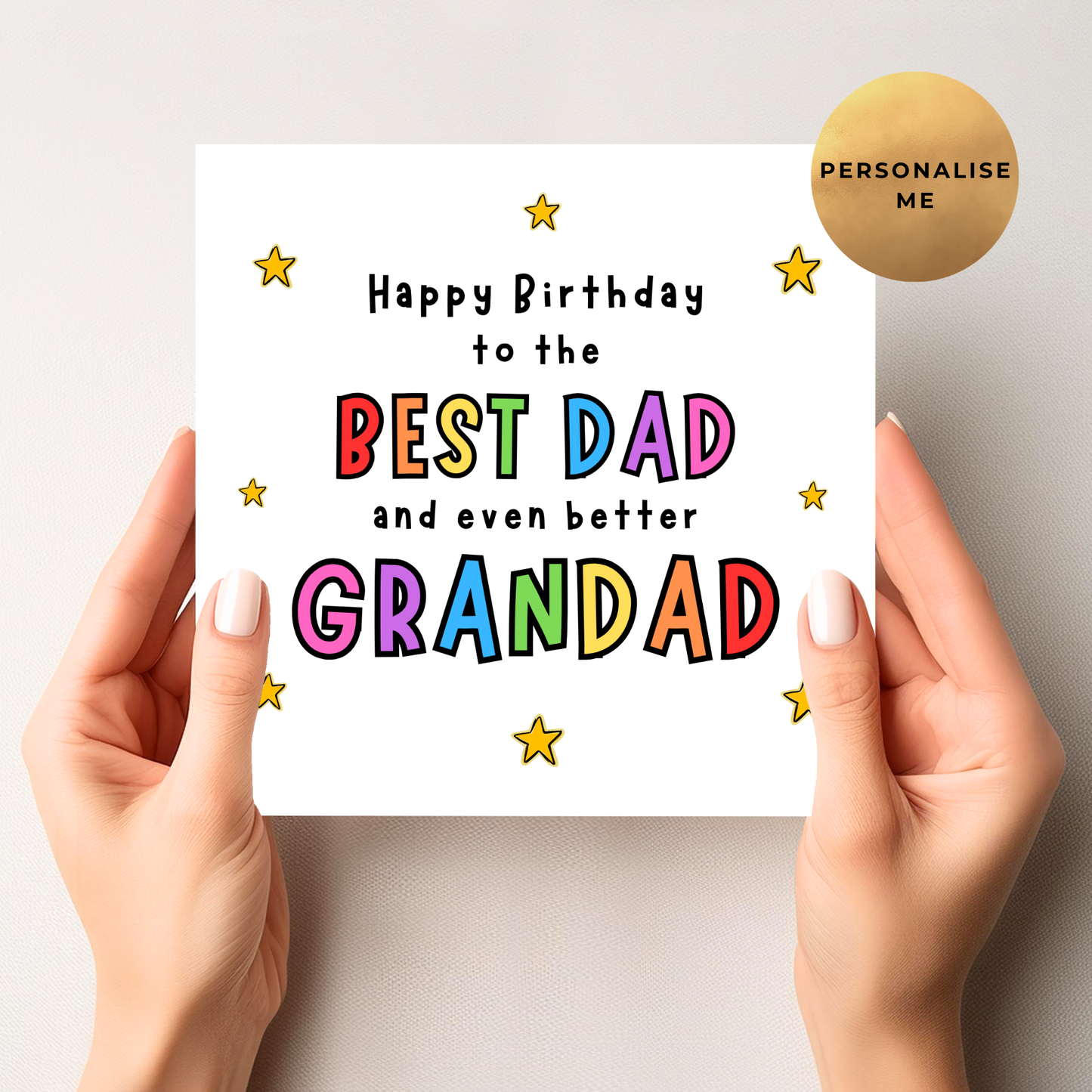 Birthday Card For The Best Dad & Grandad
