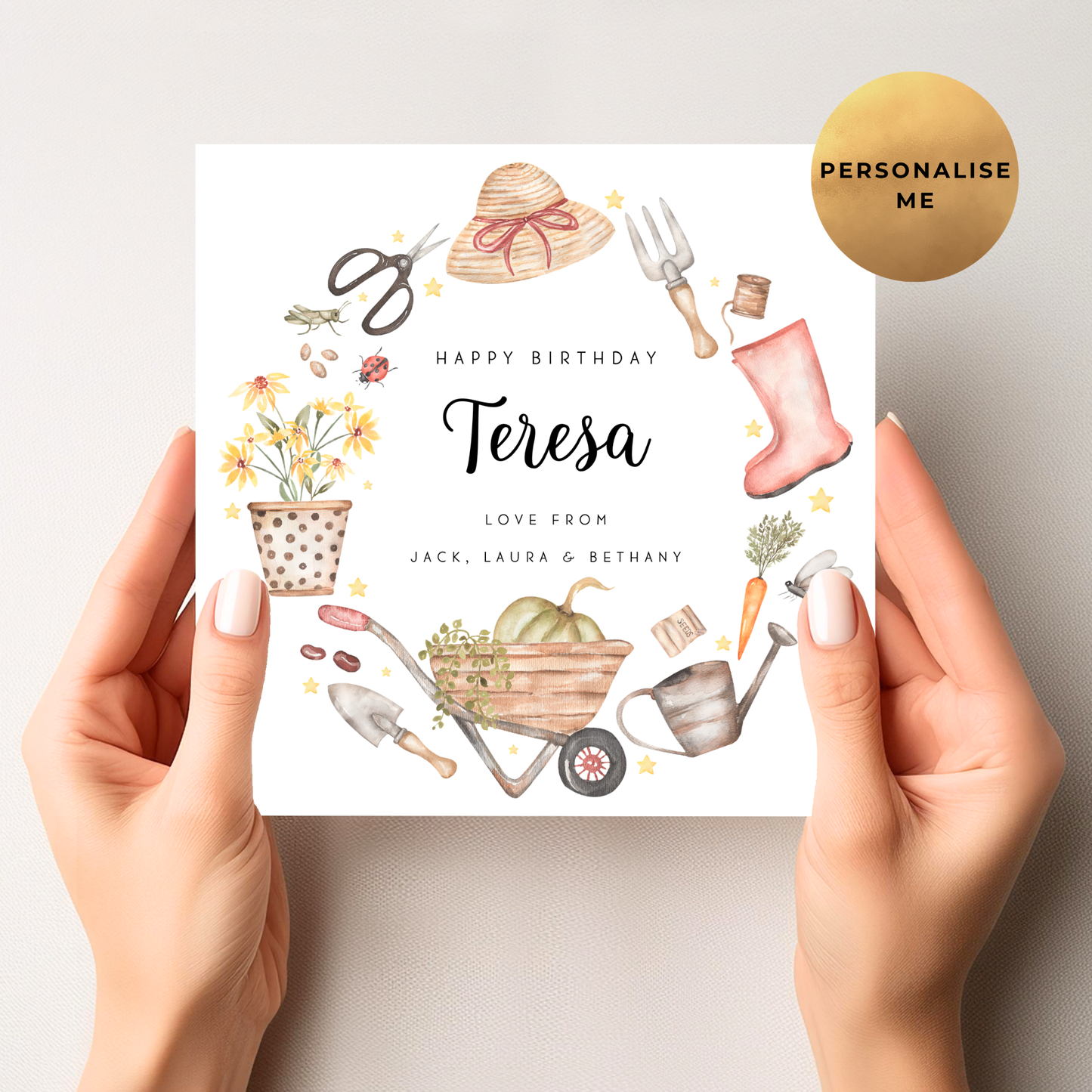 Gardening Birthday Card For Her