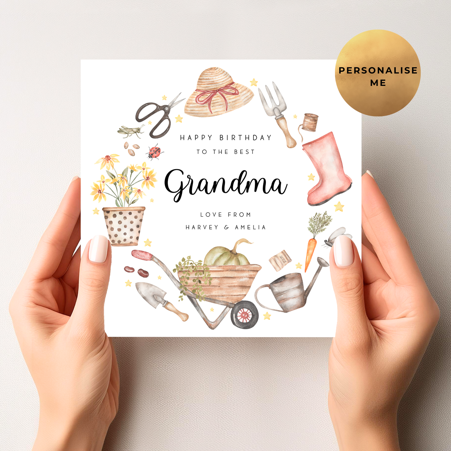 Gardening Birthday Card For Her