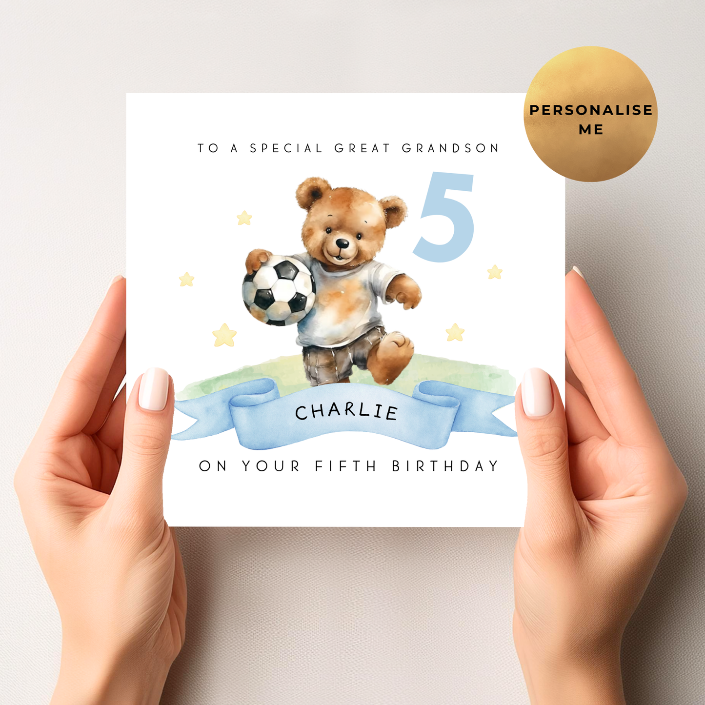 Football Birthday Card For Boy