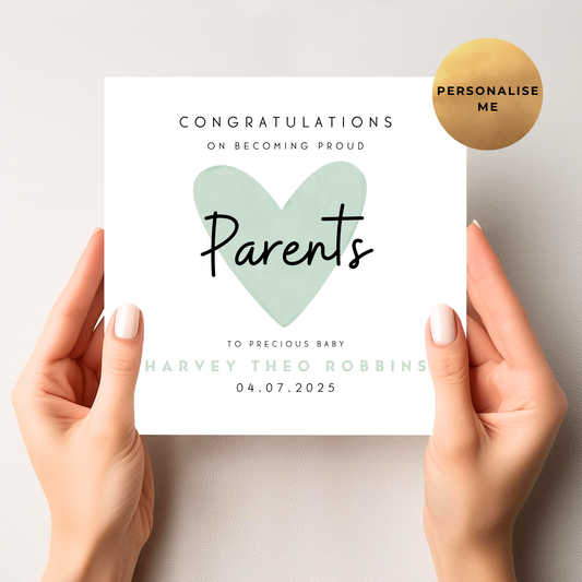 Congratulations Card For New Parents