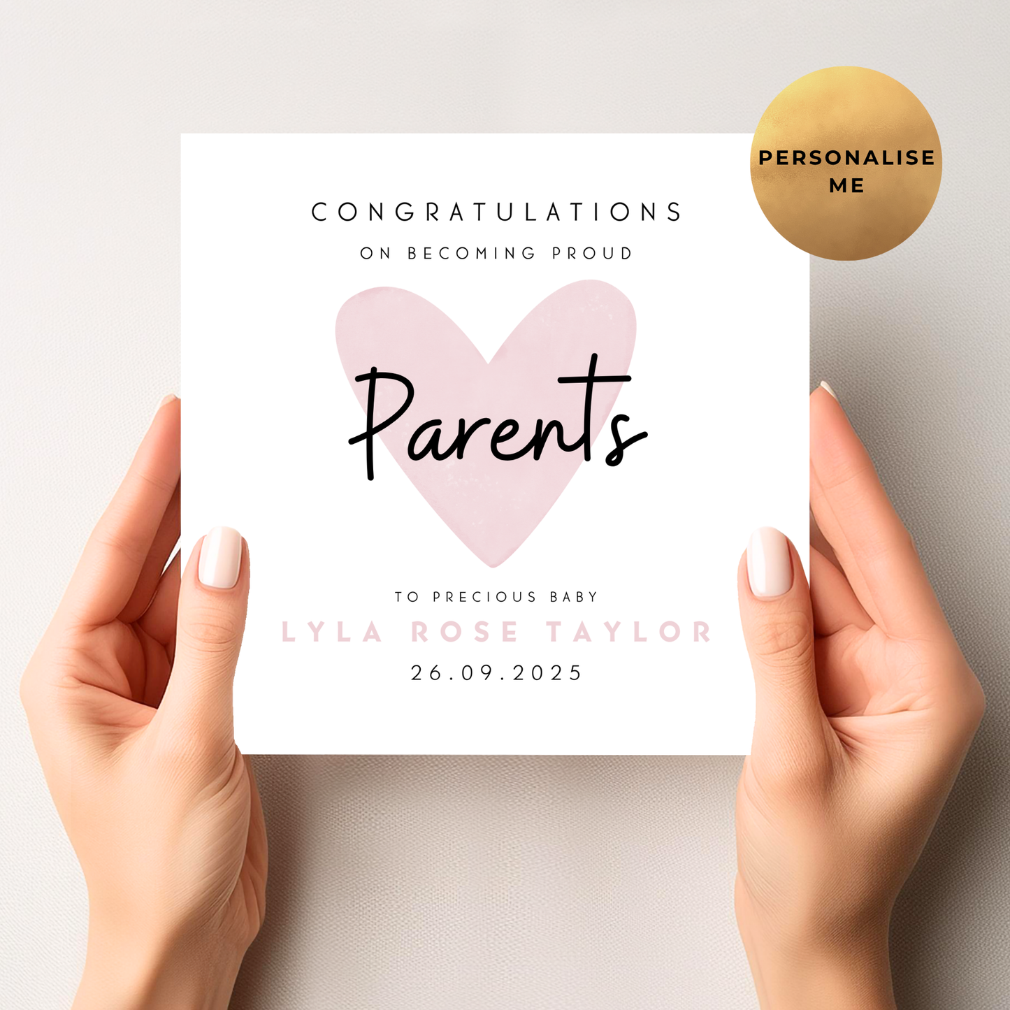 Congratulations Card For New Parents