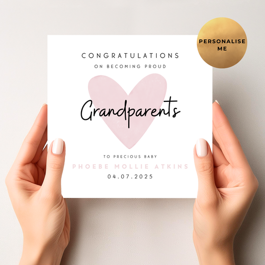 New Grandparents Congratulations Card
