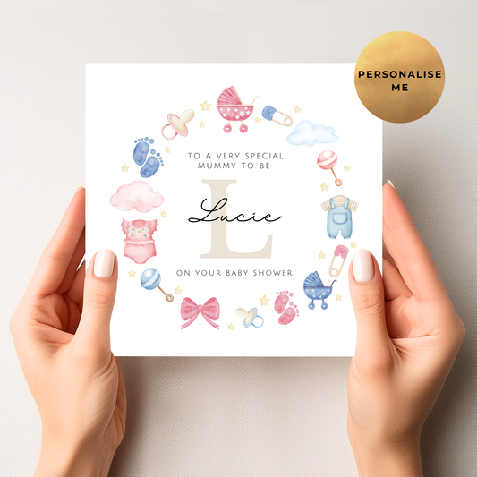 Gender Neutral Baby Shower Card