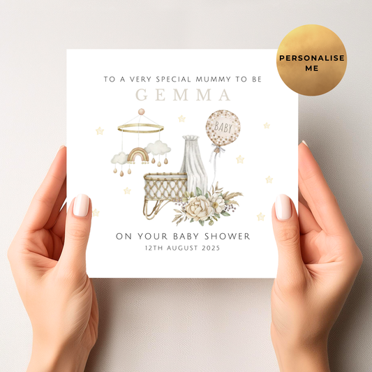 Unisex Baby Shower Card