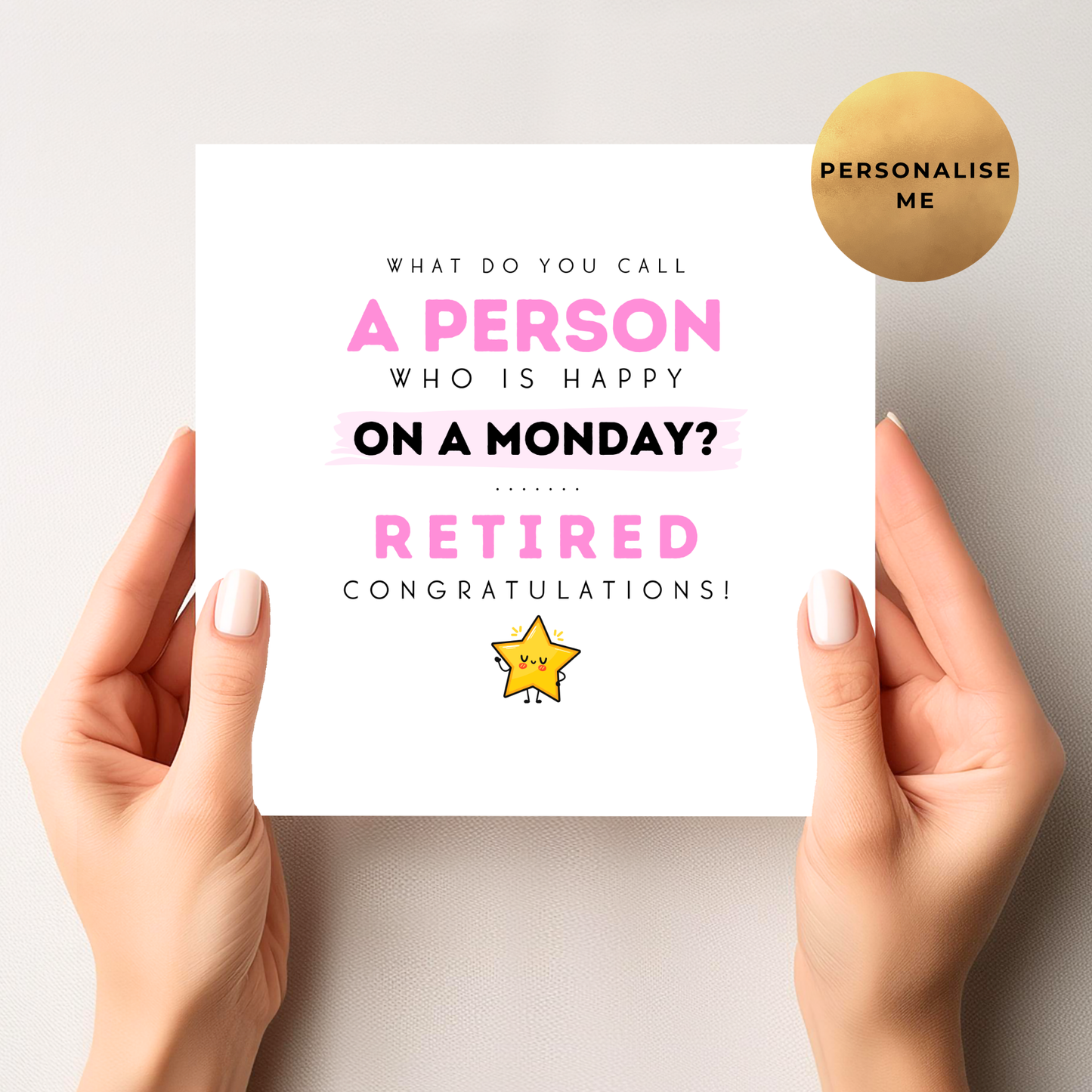 Retirement Card For Women