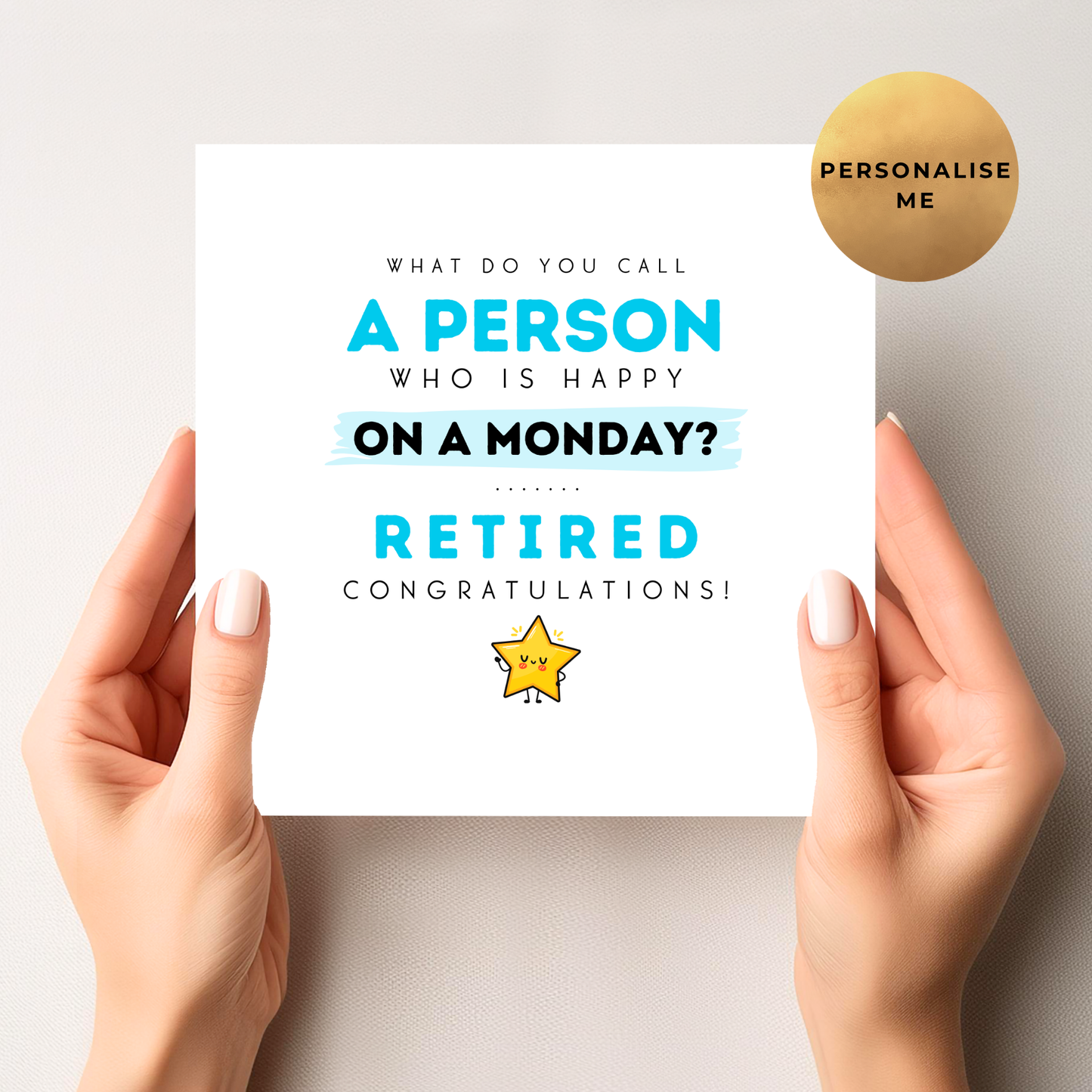 Retirement Card For Men