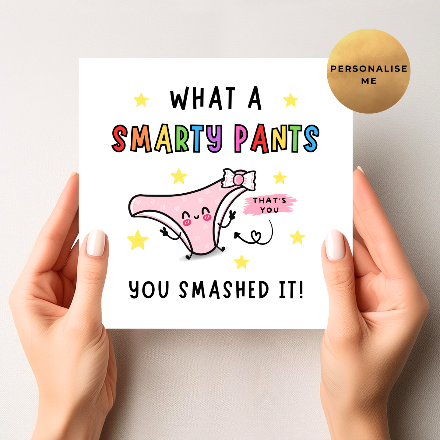 Smarty Pants Congratulations Card
