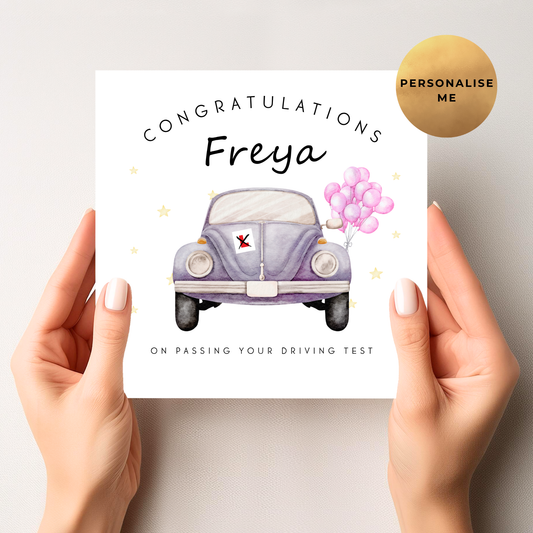 Congratulations On Passing Your Driving Test