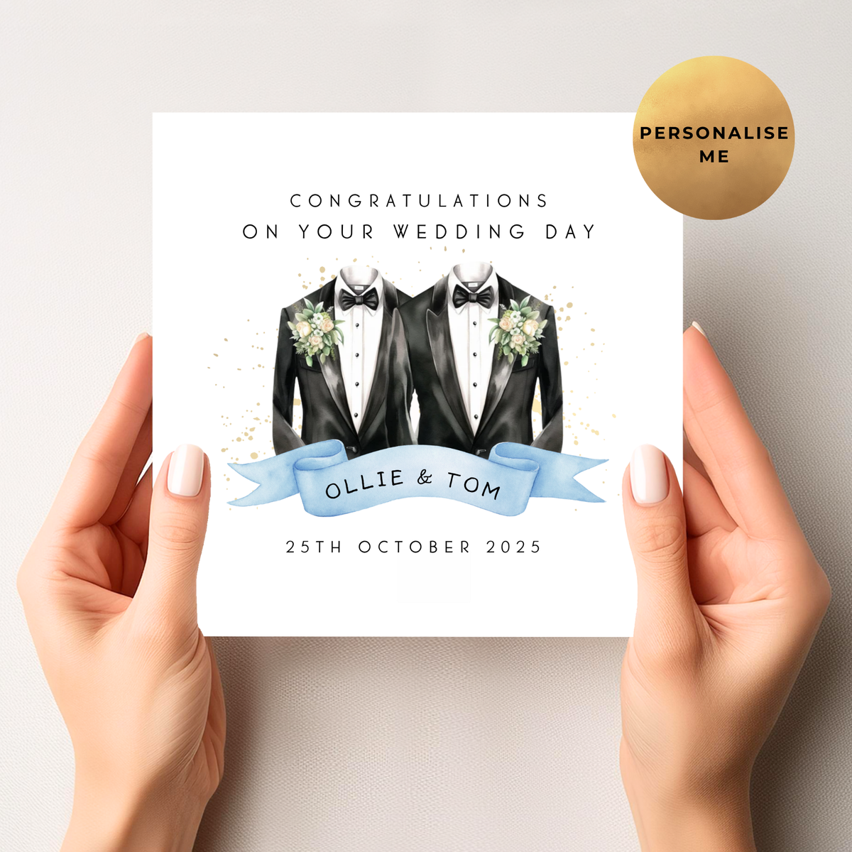 Gay Wedding Card – Emiluxe Designs Gay Wedding Card – Emiluxe Designs