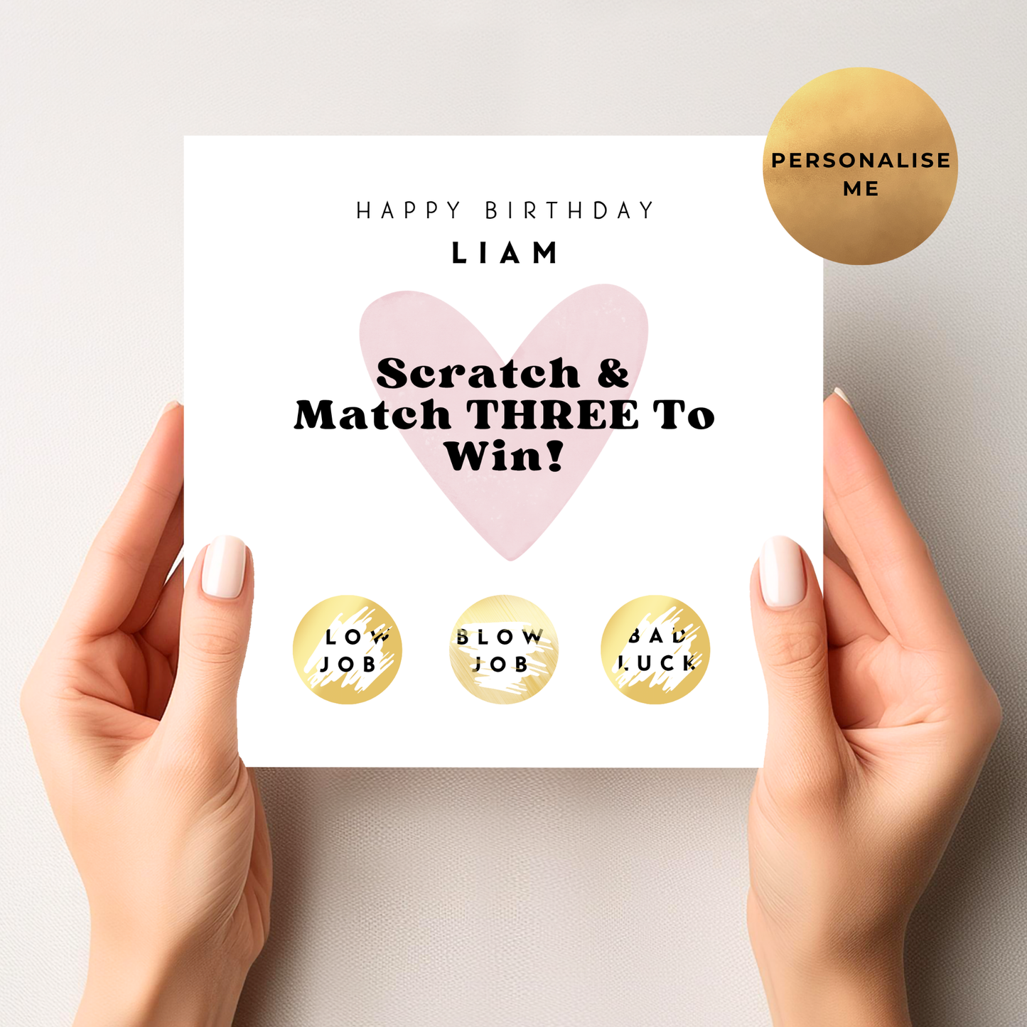 Rude Birthday Scratch Card