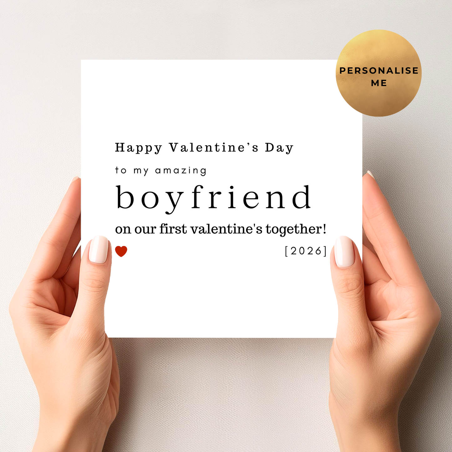 First Valentines Day Card For Him