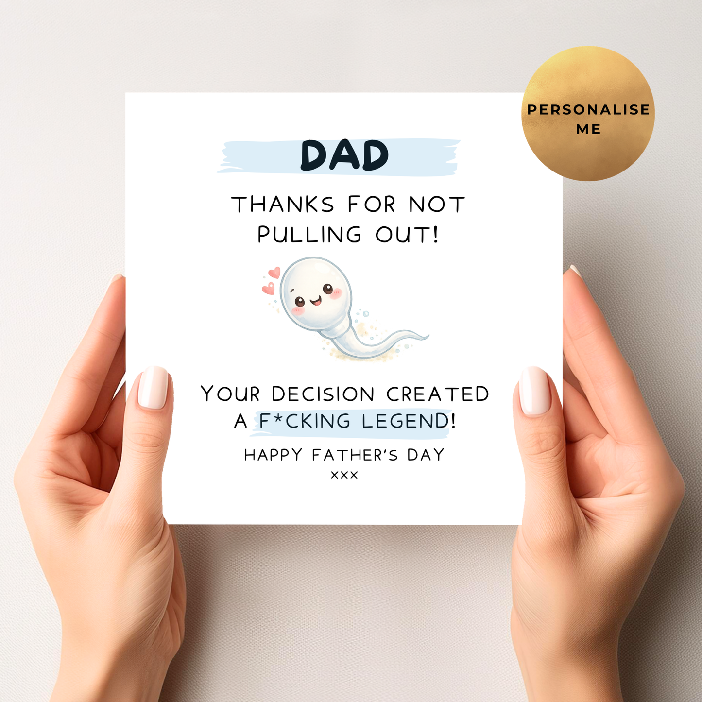 Rude Father's Day Card