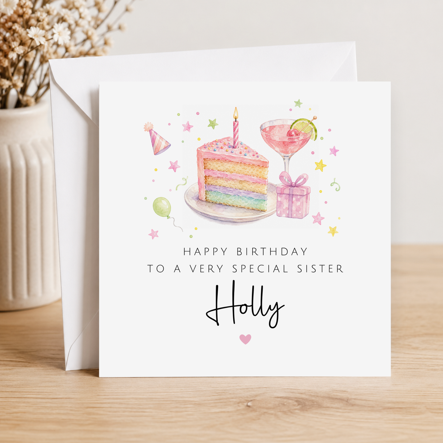 Birthday Card For Sister