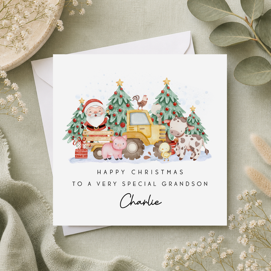 Farm Christmas Card