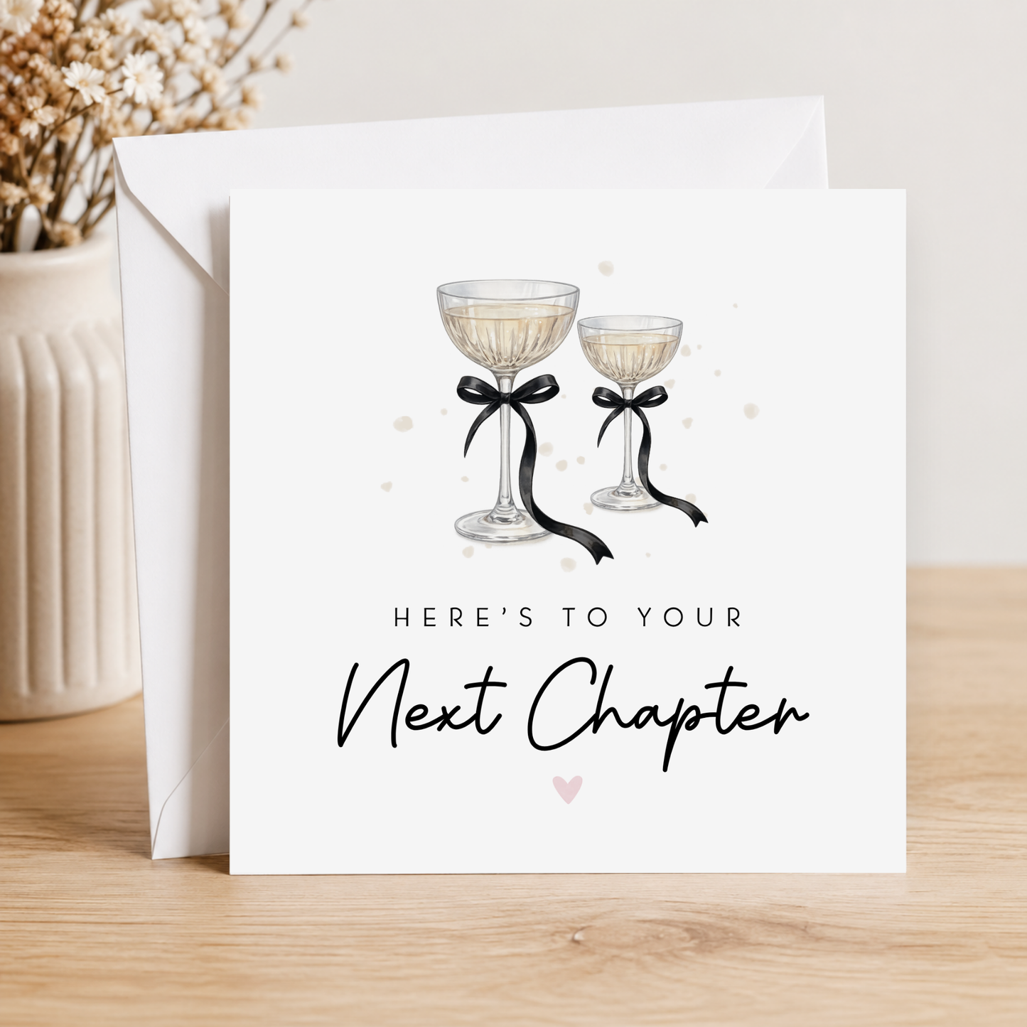 Here's To Your Next Chapter Card