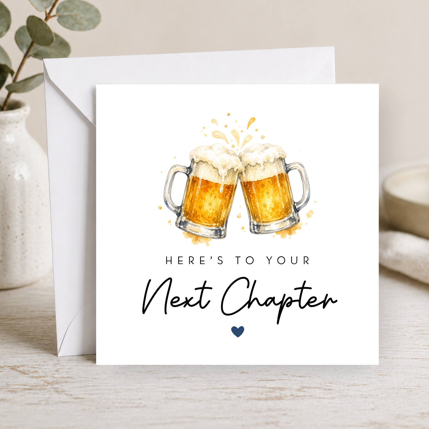 Here's To Your Next Chapter Card