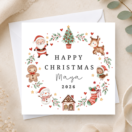 Personalied Christmas Card