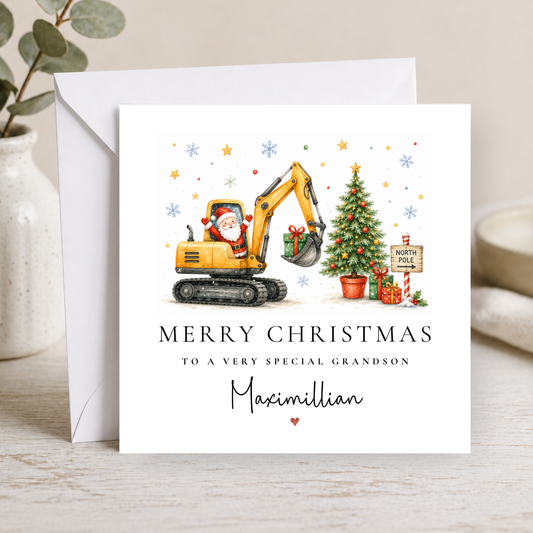 Truck Christmas Card