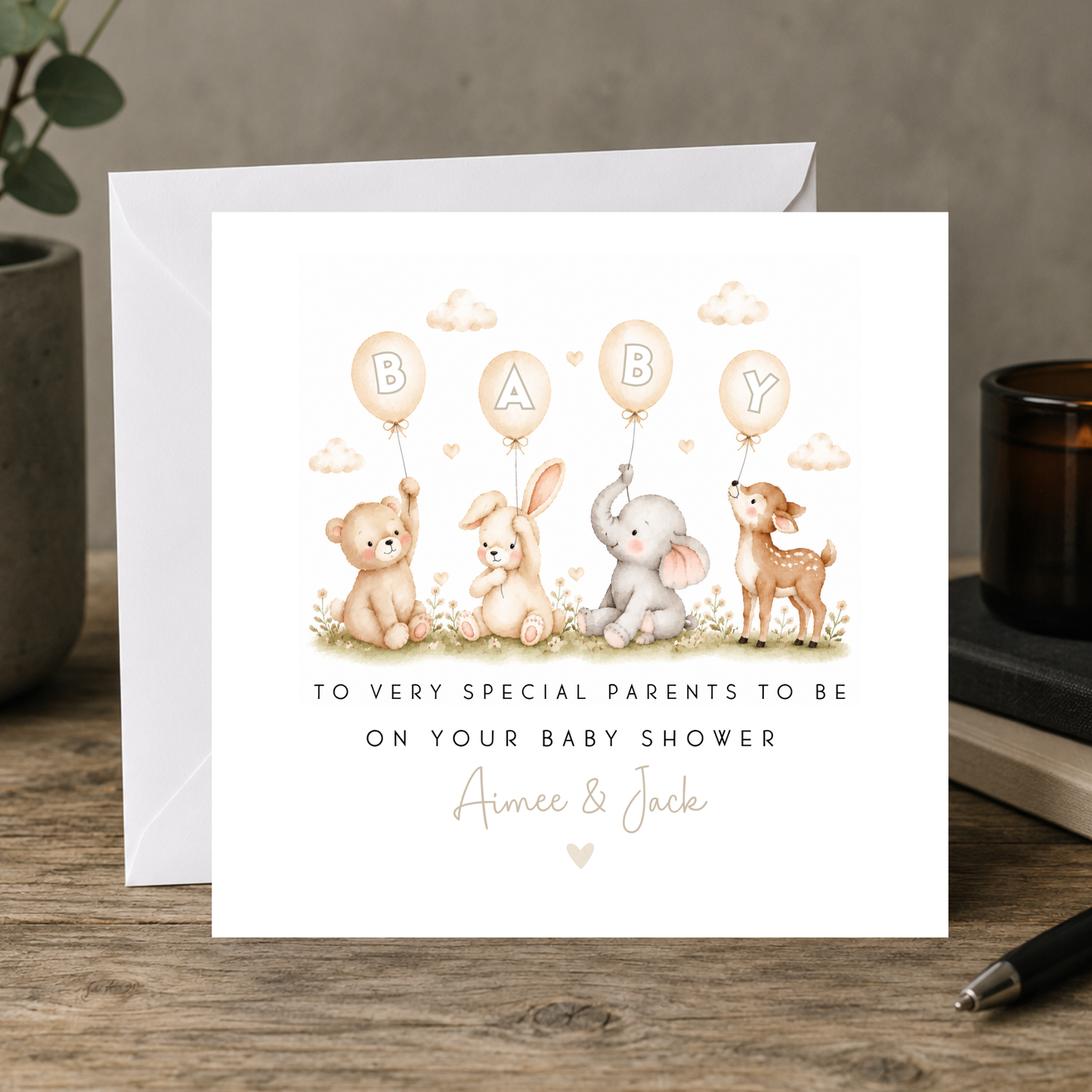 Gender Neutral Baby Shower Card