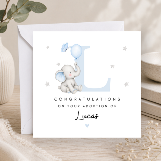 Adoption Day Card For Little Boy