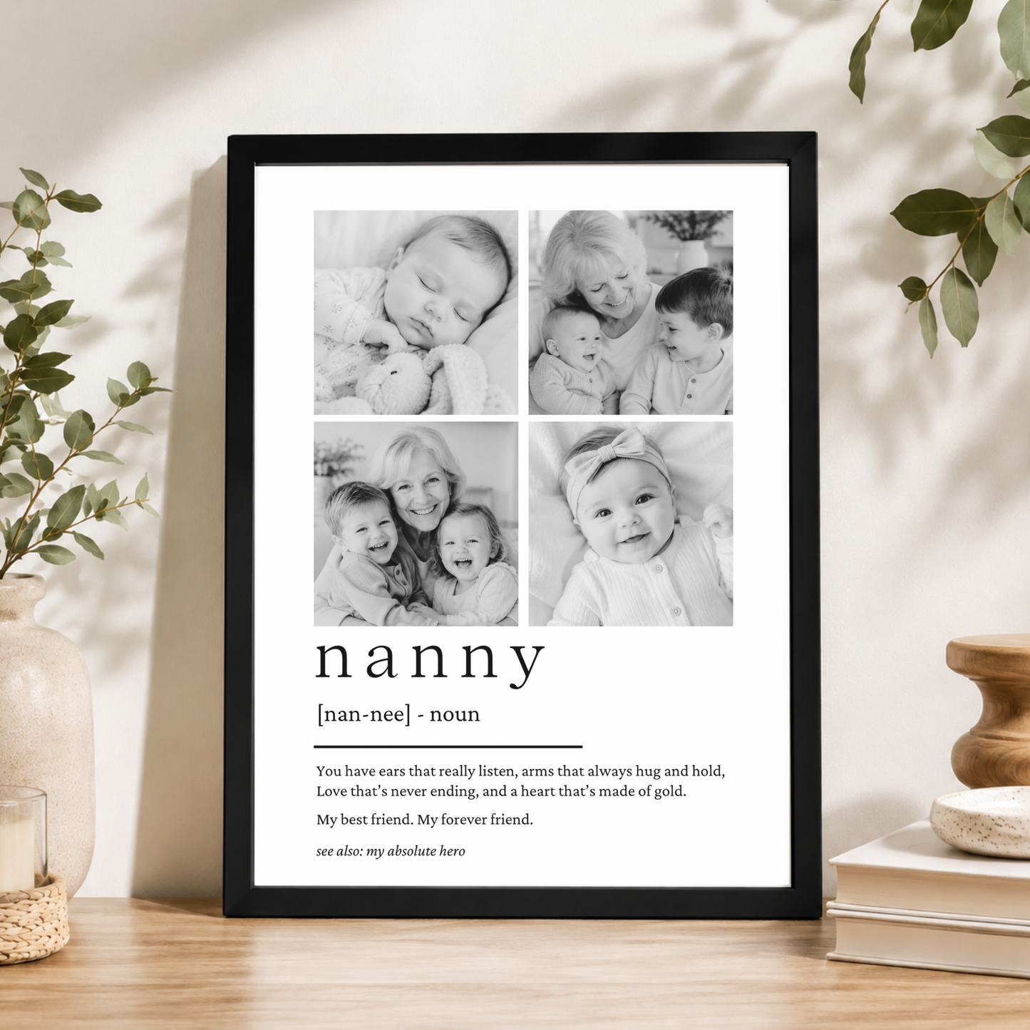 Photo Print For Nanny