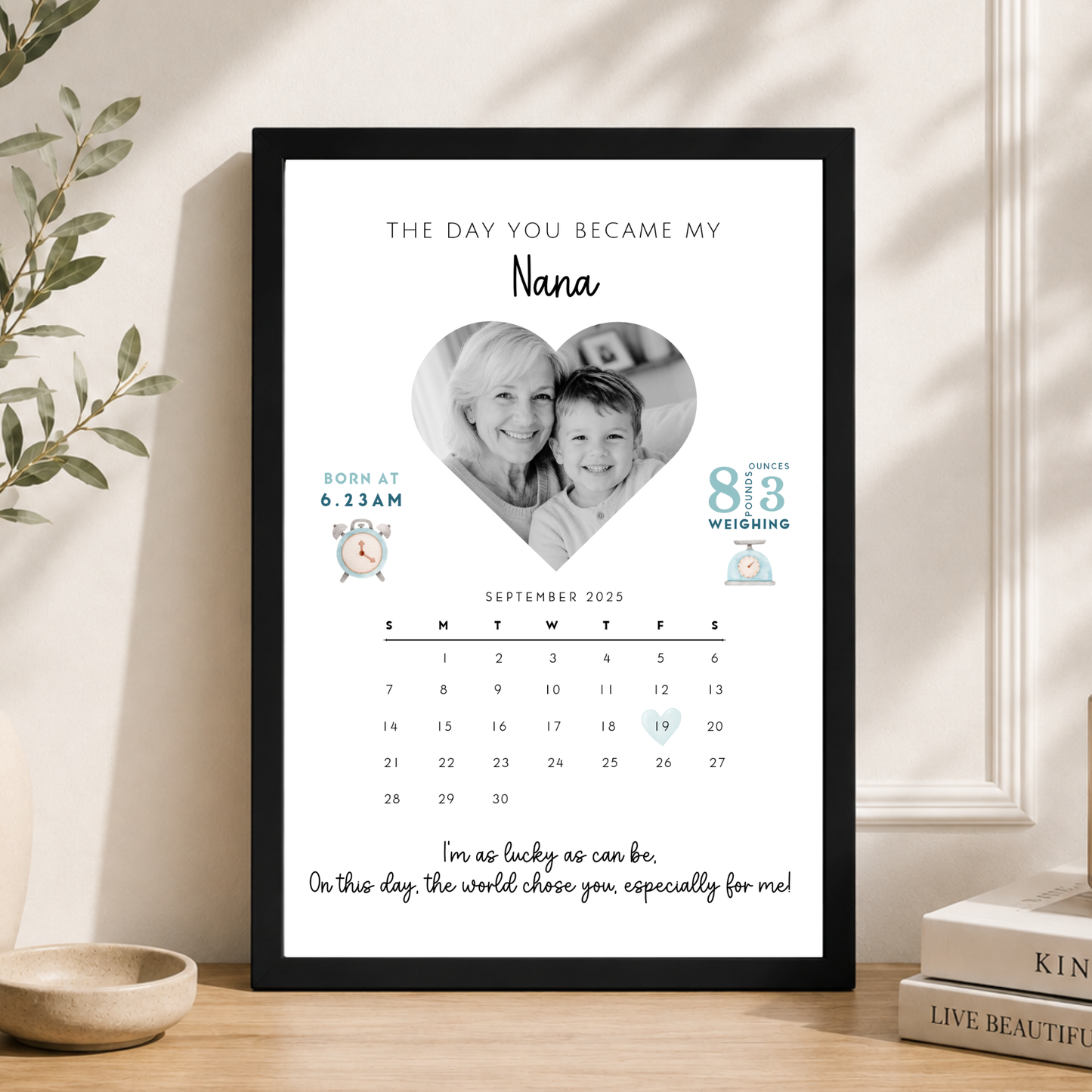 The Day You Became My Nana Print