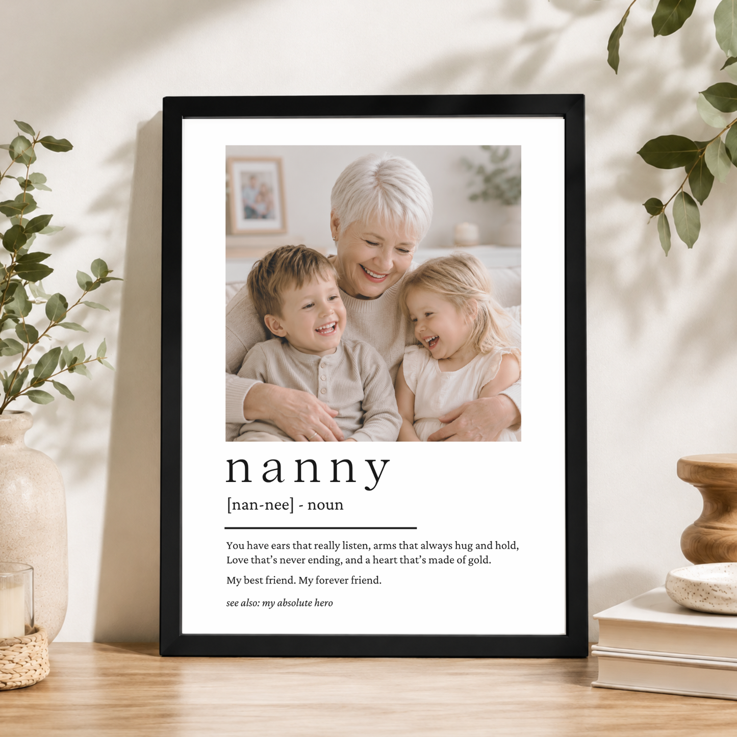 Photo Print For Nanny