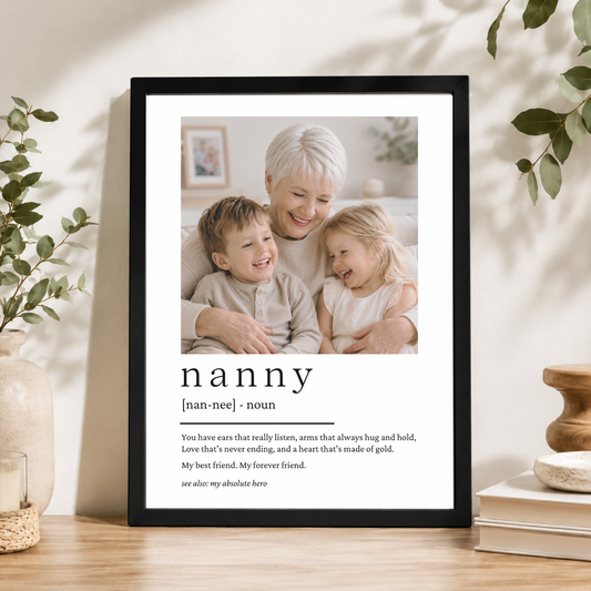 Photo Print For Nanny
