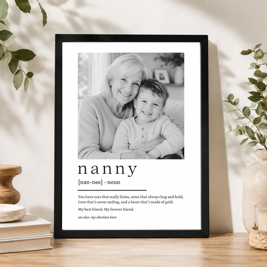 Photo Print For Nanny