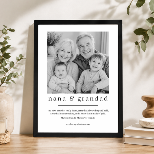 Photo Print For Nan & Grandad