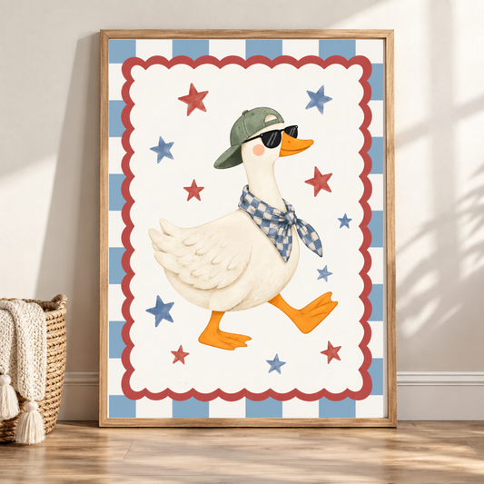 Cool Goose Print