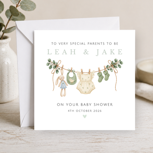 Baby Shower Card For Parents To Be