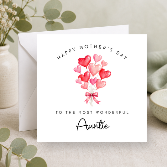 Mother's Day Card For Auntie