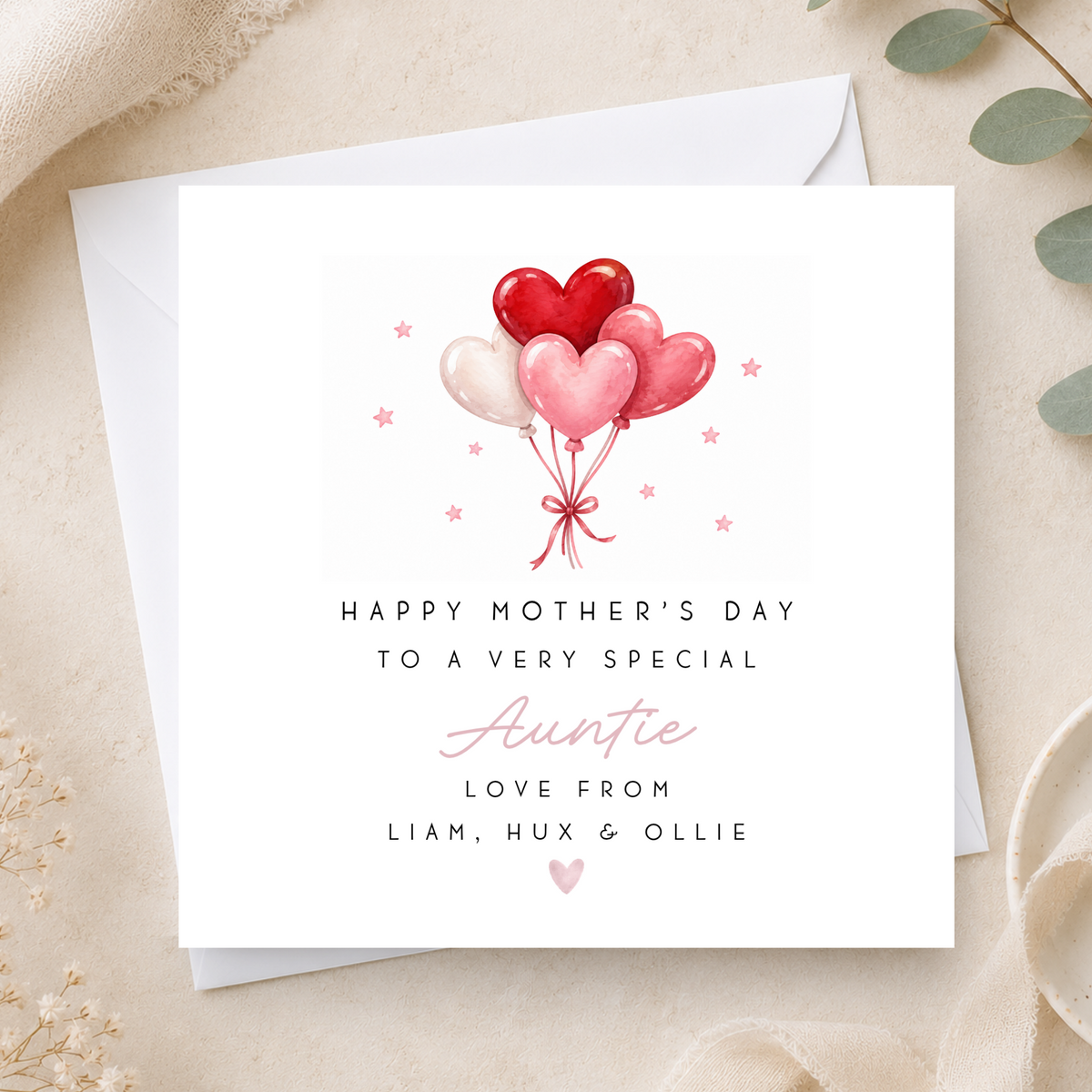 Mother's Day Card For Auntie