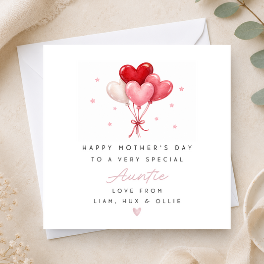 Mother's Day Card For Auntie