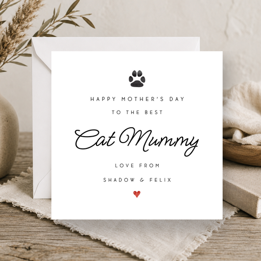 Cat Mummy Mother's Day Card