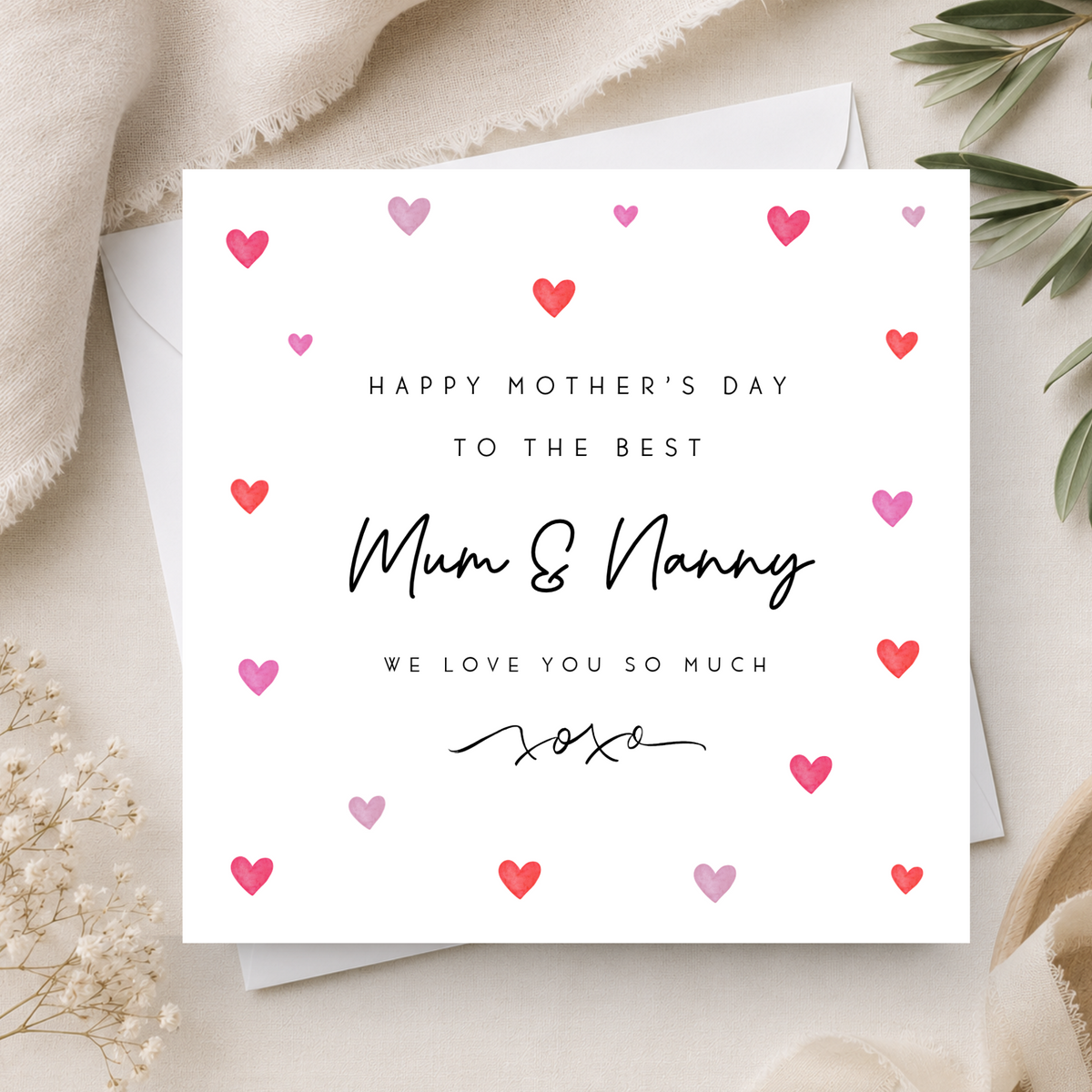 Mother's Day Card For Mum & Grandparent