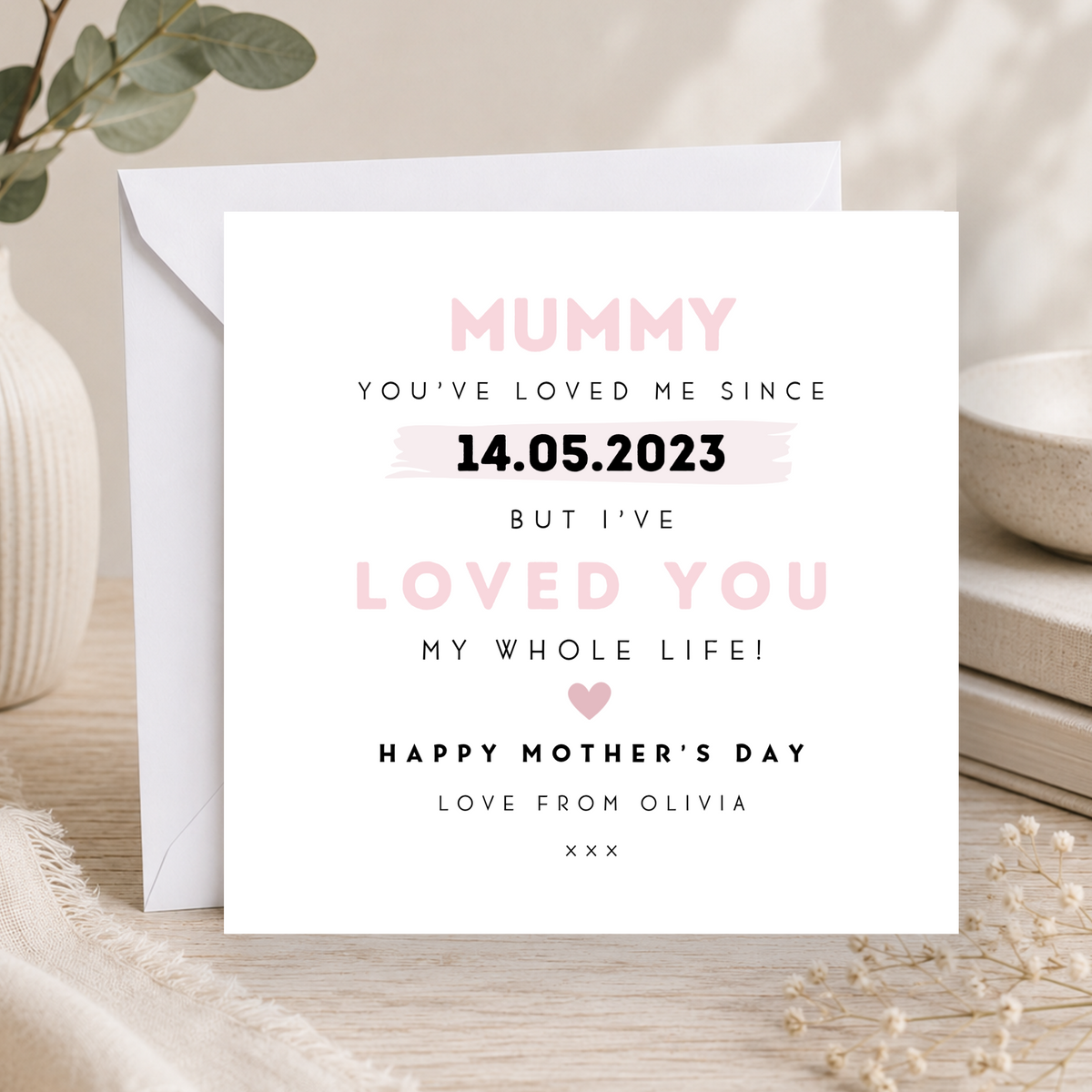 Personalised Mother's Day Card For Nanny
