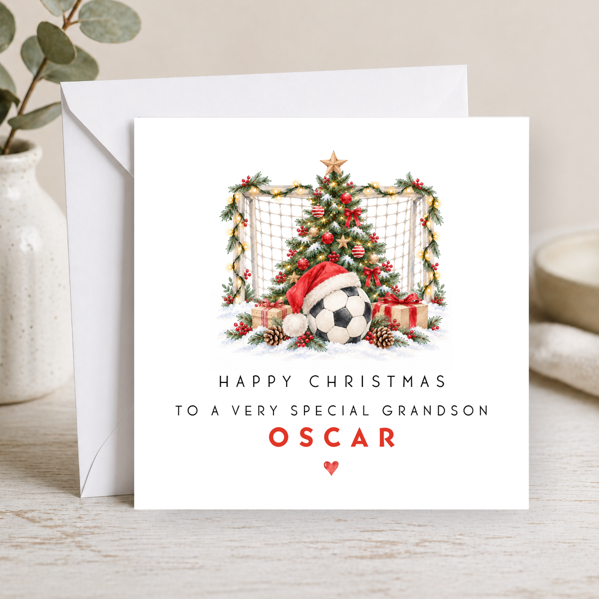 Football Christmas Card