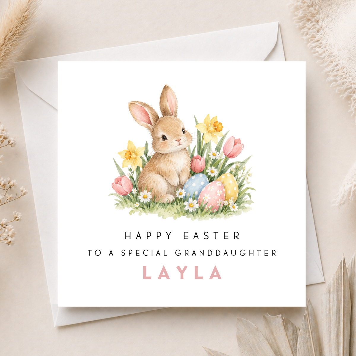 Easter Card For Little Girl