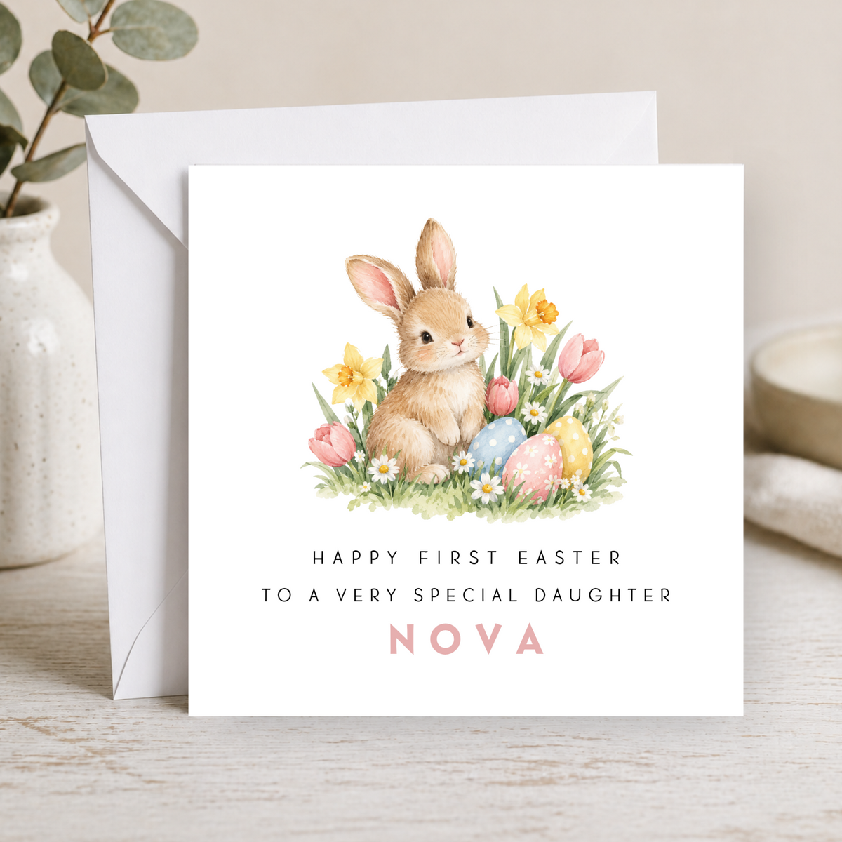 First Easter Card For Little Girl